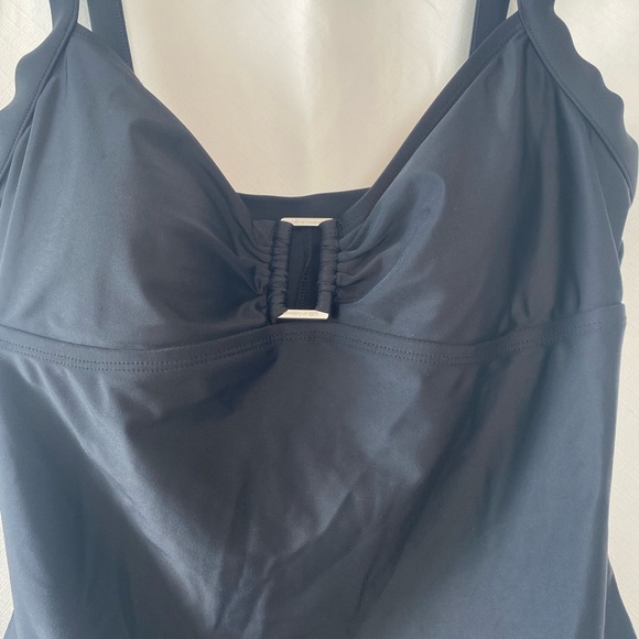 Cole Of California Women's black one piece bathing suit size 12 Beach Resortwear - Picture 6 of 14